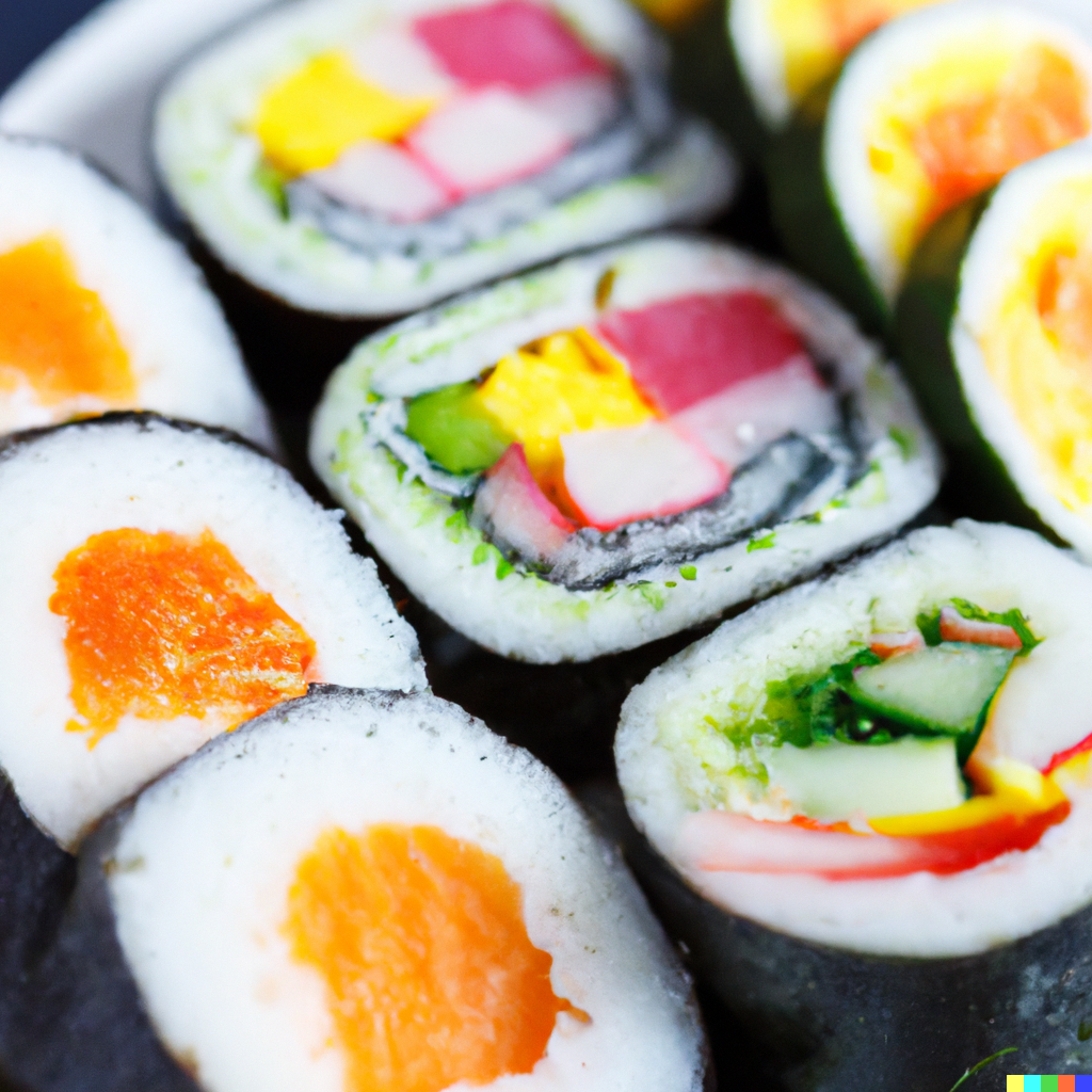 Makizushi or Maki Sushi (Sushi Rolls)